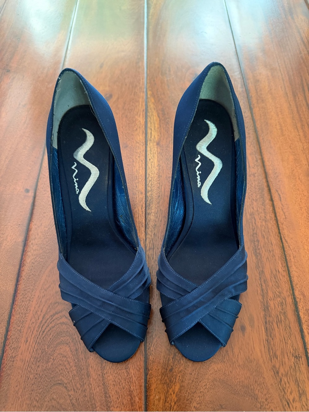 Nina Blue Evening Shoes